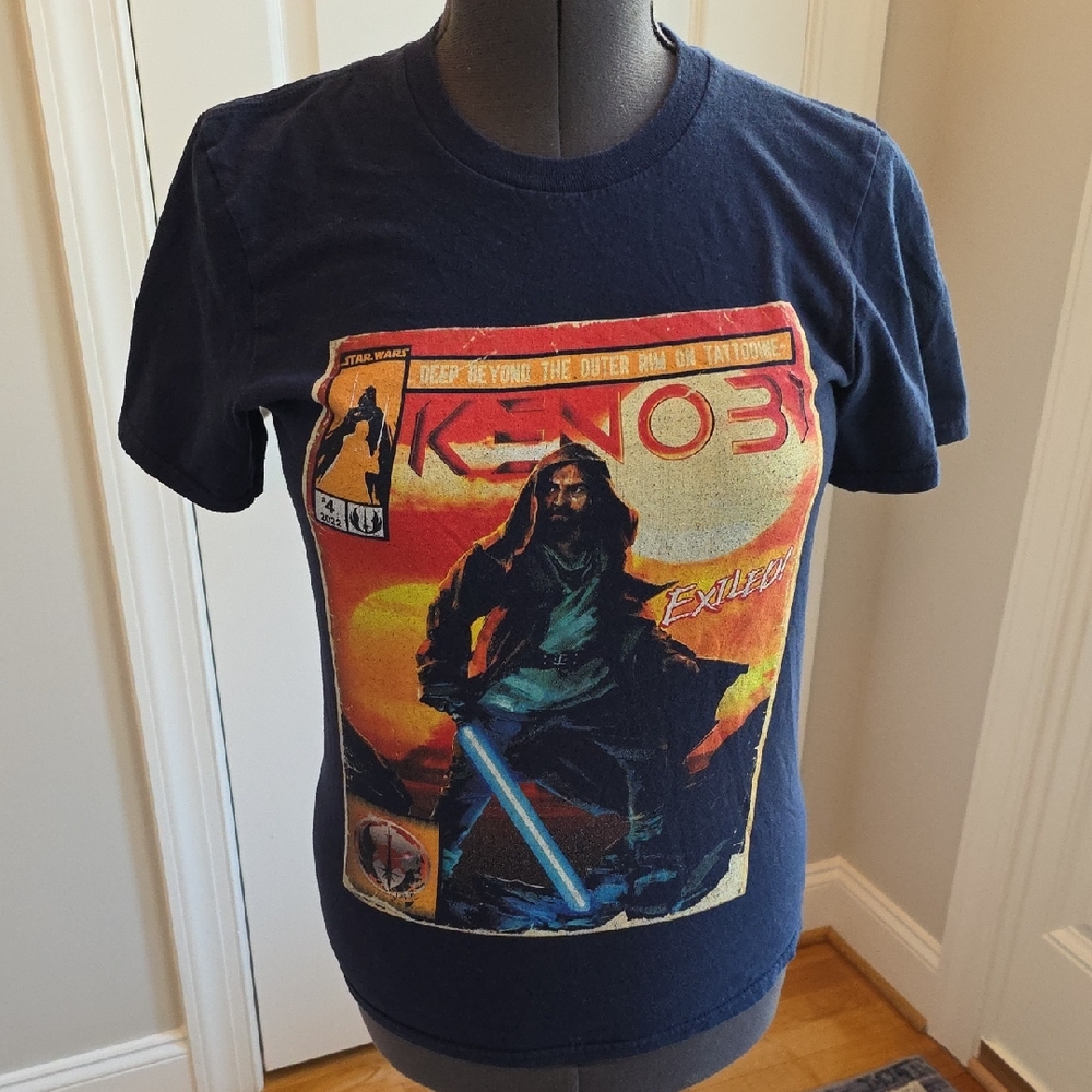 Star Wars Kids Dark Blue Kenobi T-Shirt
